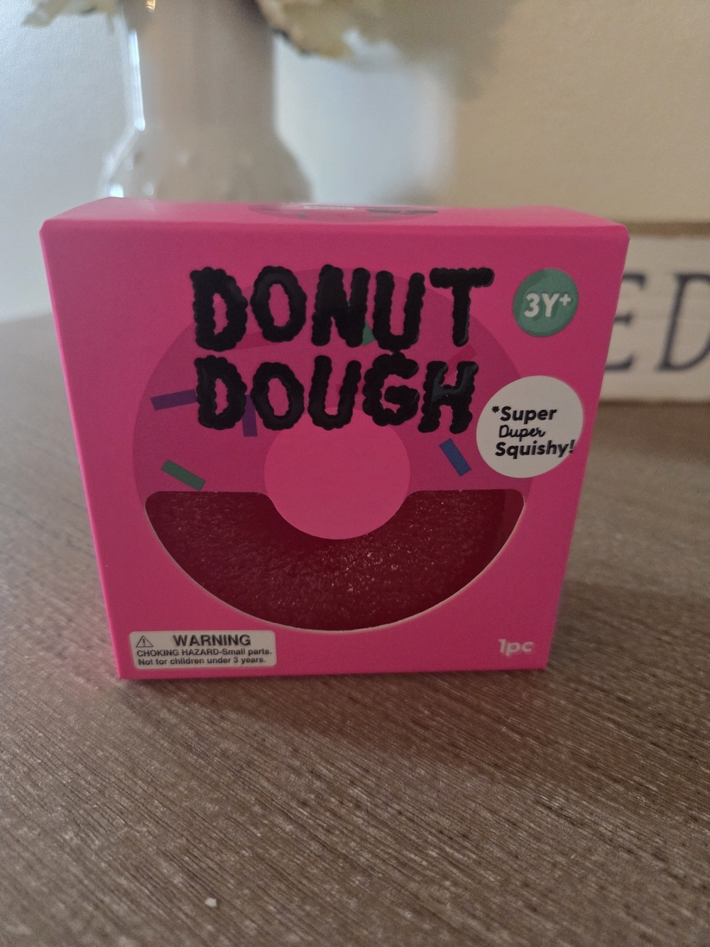 J'adore Donut Dough Super Squishy Toy - Pink